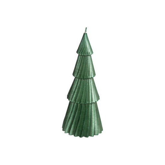 Bougie sapin 21cm ass decoration de noel de Déco de Noël - Jardinerie Bordeaux et Libourne dans Bougie de Noël et accessoires