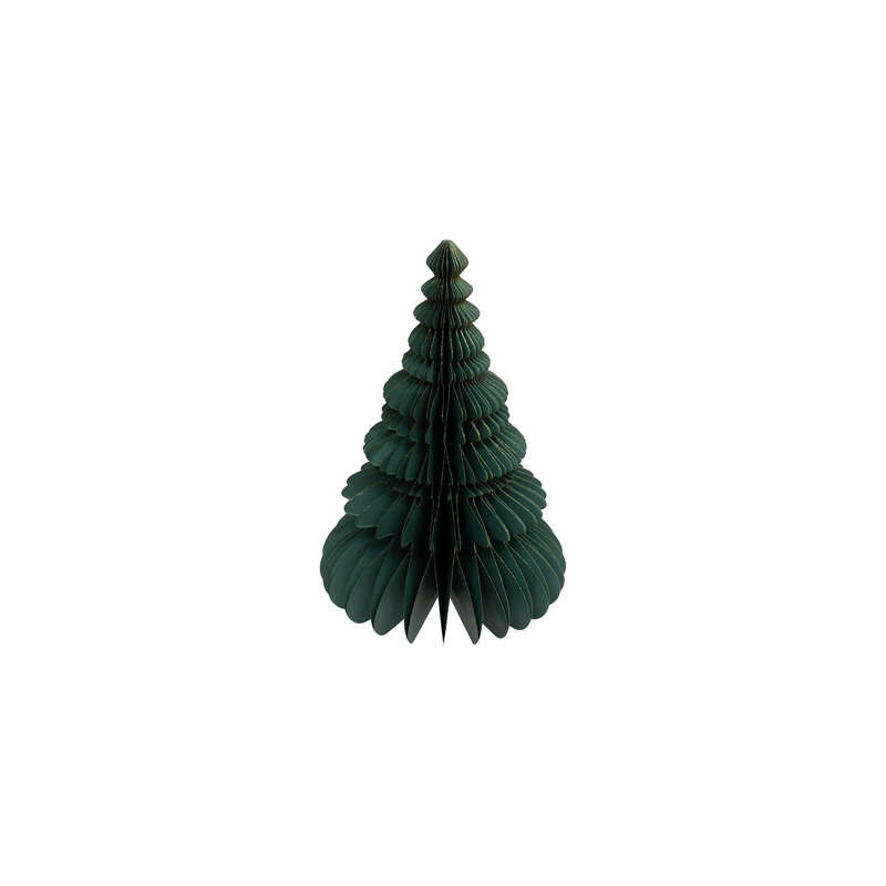 Sapin papier vert h30cm decoration noel de Déco de Noël - Jardinerie Bordeaux et Libourne dans 🌲Sapin de Noël artificiel