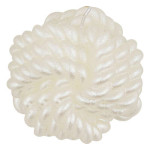 Bougie pelote satin blanc/dore decoration noel de Déco de Noël - Jardinerie Bordeaux et Libourne dans Bougie de Noël et acces...
