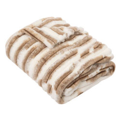Plaid bicolore 130x180cm decoration noel de Déco de Noël - Jardinerie Bordeaux et Libourne dans 🛋️Coussin et plaid de Noël
