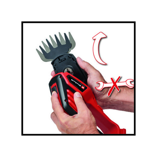 Cisaille à gazon sans fil ge-cg 18/100 solo de Einhell - tondeuse et outil à batterie dans Taille haies pour le jardin