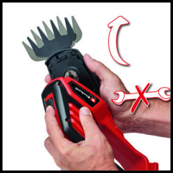 Cisaille à gazon sans fil ge-cg 18/100 solo de Einhell - tondeuse et outil à batterie dans Taille haies pour le jardin