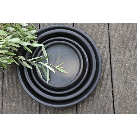 SOUCOUPE BLACK D22 de Poterie d'Albi - Poterie de qualité à Bordeaux dans Les Poteries d'Albi