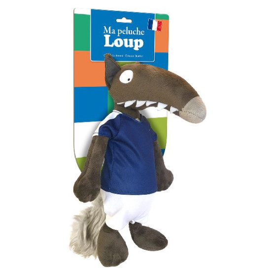 La peluche loup foot de Jardinerie Bordeaux Libourne Gironde dans 🪀 Jouets pour enfant
