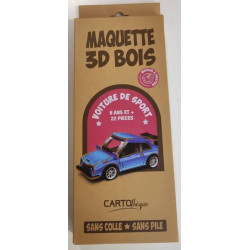 Voiture de sport - maquette 3d bois de Jardinerie Bordeaux Libourne Gironde dans 🪀 Jouets pour enfant