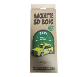 Taxi - maquette 3d bois de Jardinerie Bordeaux Libourne Gironde dans 🪀 Jouets pour enfant