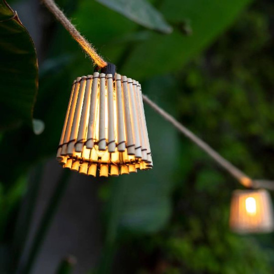 Lampe suspendue okinawa batterie solaire et rech de Newgarden, éclairage solaire et à batterie dans Eclairage Solaire de jardin