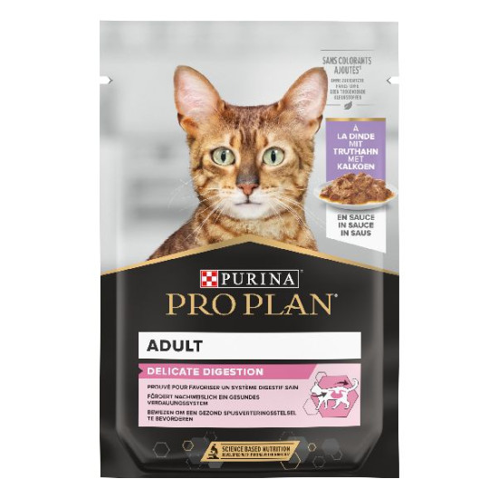 Proplan chat delicate dinde 85g de Proplan - croquette chien et chat dans Croquettes Purina Proplan pour chats