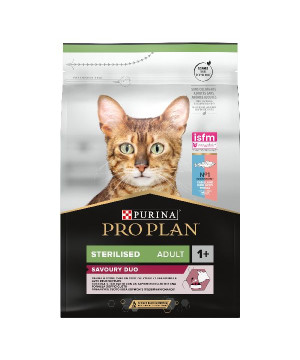 Proplan stérilisé optisavour cabillaud 3kg de Proplan - croquette chien et chat dans Croquettes Purina Proplan pour chats