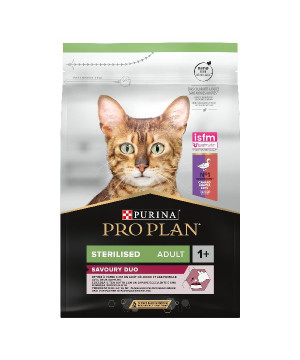 Proplan stérilisé optisavour canard foie 3kg de Proplan - croquette chien et chat dans Croquettes Purina Proplan pour chats