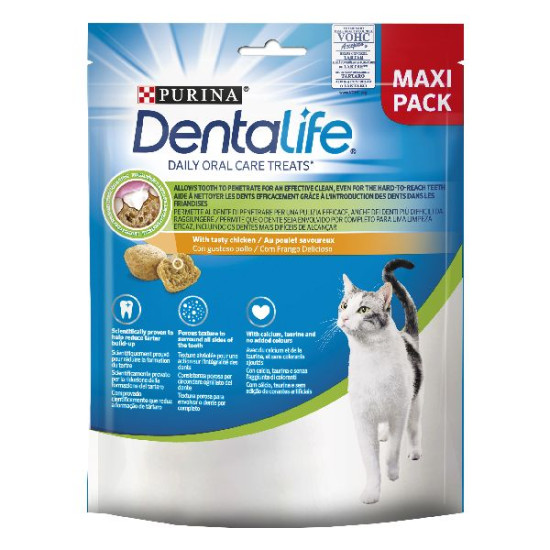 Dentalife chat au poulet - 140g - friandise de Proplan - croquette chien et chat dans Friandises pour chats