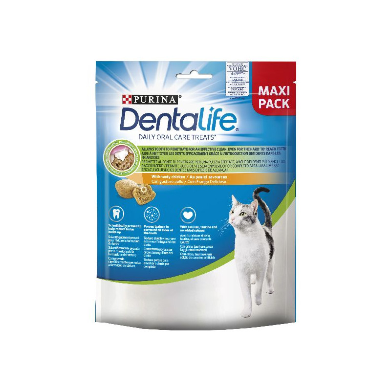 Dentalife chat au poulet - 140g - friandise de Proplan - croquette chien et chat dans Friandises pour chats