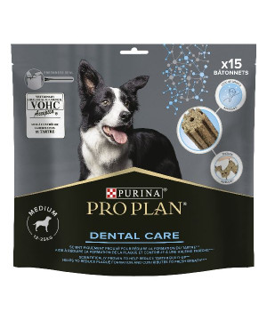 Proplan chien medium dental care 345g de Proplan - croquette chien et chat dans Friandises pour chiens