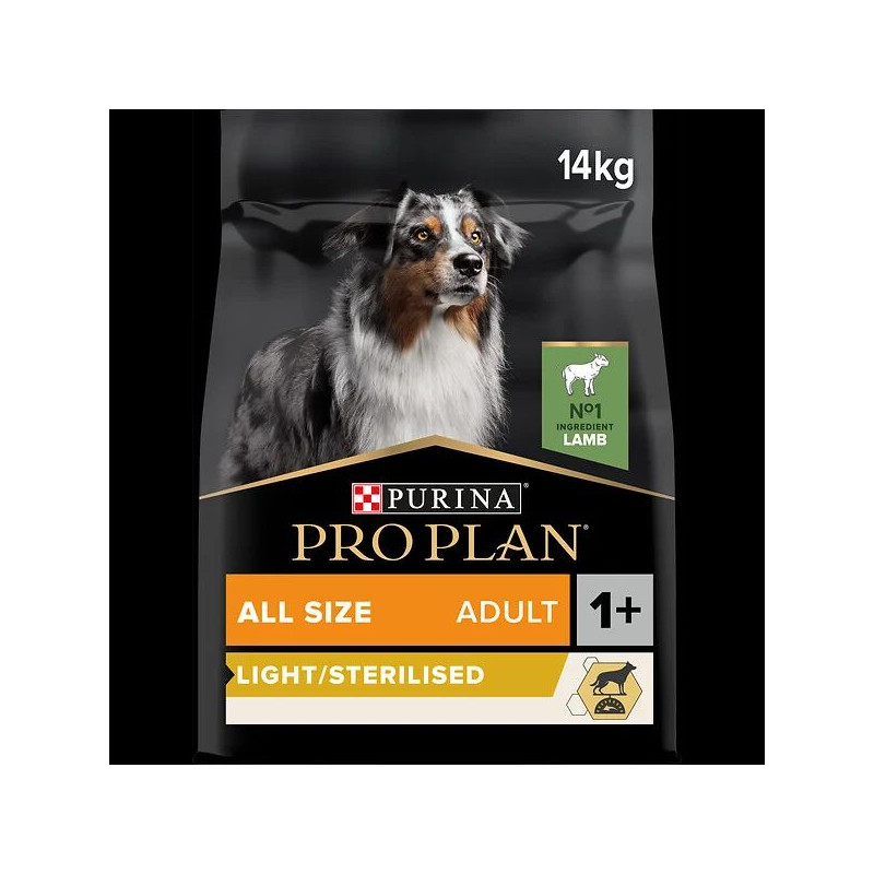 Proplan chien adult light/sterilised agneau 14kg de Proplan - croquette chien et chat dans Proplan pour chiens