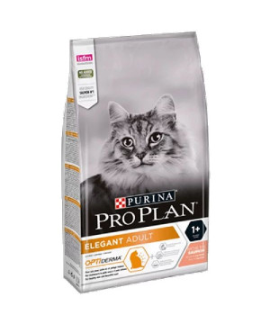 Proplan elegant adult - optiderma saumon - 3kg de Proplan - croquette chien et chat dans Croquettes Purina Proplan pour chats