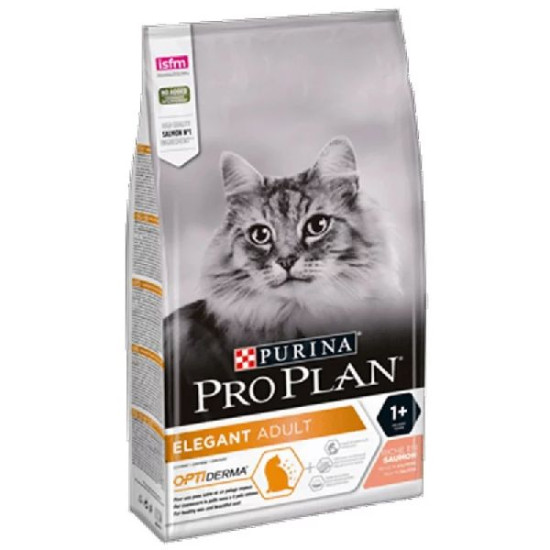 Proplan elegant adult - optiderma saumon - 3kg de Proplan - croquette chien et chat dans Croquettes Purina Proplan pour chats