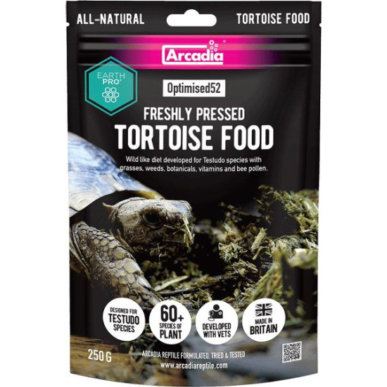 Arcadia earth pro optimised52 tortoise food 250g de Superfish - Aquadistri - accessoires pour aquarium et bassin dans Aliment...