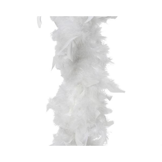 Guirlande boa plume blanc 1.5m deco noël de Déco de Noël - Jardinerie Bordeaux et Libourne dans Guirlande pour sapin de Noël