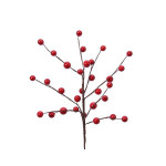 Piques avec baies rouges 26cm de Kaemingk - deco de la maison dans 🍽️Décoration de table de Noël