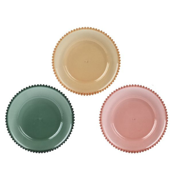 Tableau en plastique 3coloris dia33cm deco noël de Déco de Noël - Jardinerie Bordeaux et Libourne dans 🍽️Décoration de table ...