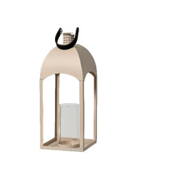Lanterne fer thermolaque tube en verre sable gm de Déco de Noël - Jardinerie Bordeaux et Libourne dans Bougeoirs et lanterne ...