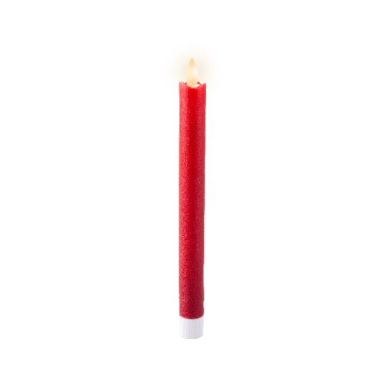 Bougie avec mèche à led oscillante rouge x2 de Déco de Noël - Jardinerie Bordeaux et Libourne dans Bougie de Noël et accessoires