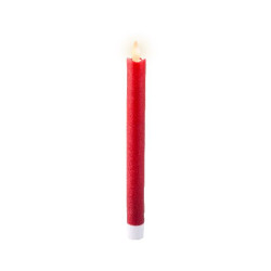 Bougie avec mèche à led oscillante rouge x2 de Déco de Noël - Jardinerie Bordeaux et Libourne dans Bougie de Noël et accessoires