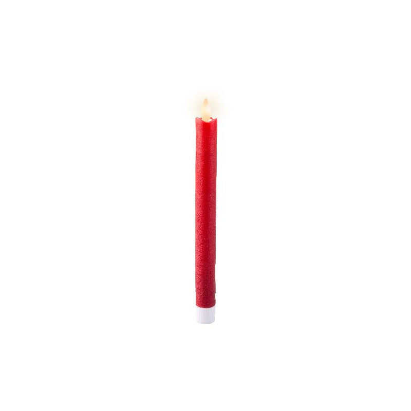Bougie avec mèche à led oscillante rouge x2 de Déco de Noël - Jardinerie Bordeaux et Libourne dans Bougie de Noël et accessoires