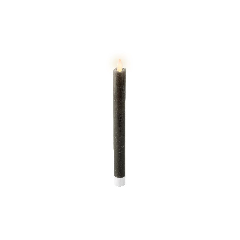 Bougie avec mèche à led oscillante gris x2 de Déco de Noël - Jardinerie Bordeaux et Libourne dans Bougie de Noël et accessoires