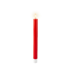 Bougie avec mèche à droite rechargeable rouge x4 de Déco de Noël - Jardinerie Bordeaux et Libourne dans 🍽️Décoration de table...
