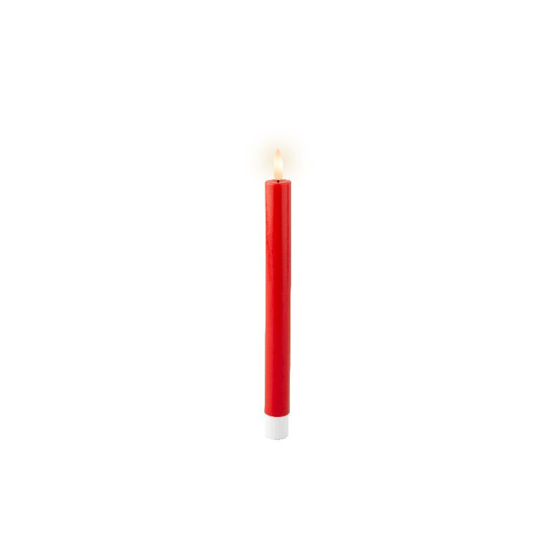 Bougie avec mèche à droite rechargeable rouge x4 de Déco de Noël - Jardinerie Bordeaux et Libourne dans 🍽️Décoration de table...