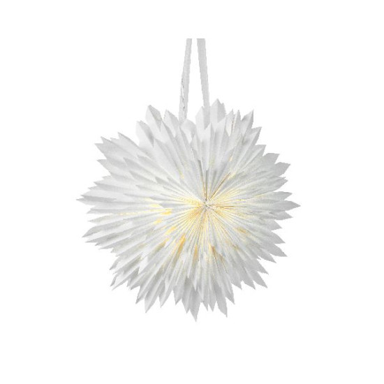 Flocon de neige en papier d'intérieur 60x60cm de Déco de Noël - Jardinerie Bordeaux et Libourne dans 💡Guirlande et déco élect...