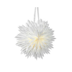 Flocon de neige en papier d'intérieur 60x60cm de Déco de Noël - Jardinerie Bordeaux et Libourne dans 💡Guirlande et déco élect...