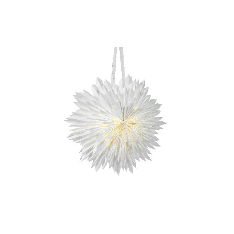 Flocon de neige en papier d'intérieur 60x60cm de Déco de Noël - Jardinerie Bordeaux et Libourne dans 💡Guirlande et déco élect...