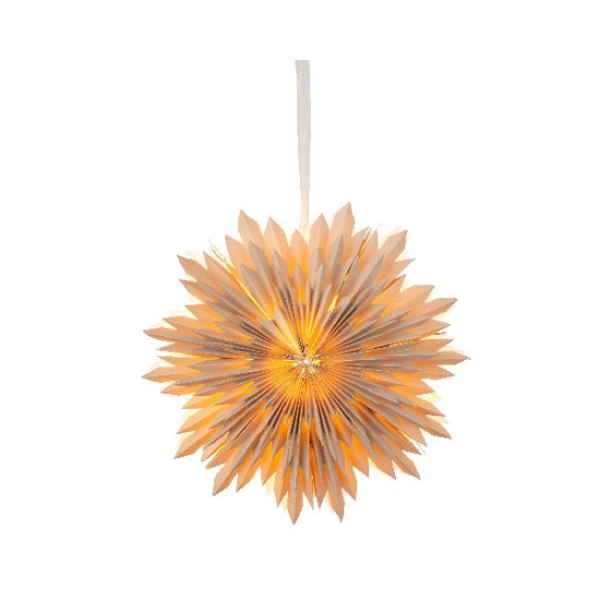 Flocon de neige en papier d'intérieur sable de Déco de Noël - Jardinerie Bordeaux et Libourne dans 💡Guirlande et déco électrique