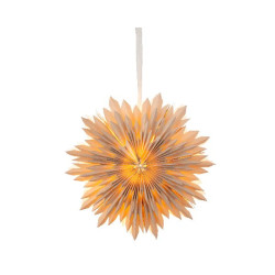 Flocon de neige en papier d'intérieur sable de Déco de Noël - Jardinerie Bordeaux et Libourne dans 💡Guirlande et déco électrique