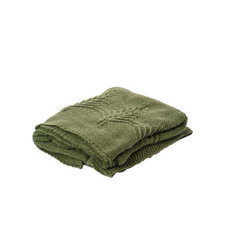 Plaid en polyester rectangulaire sapin vert de Déco de Noël - Jardinerie Bordeaux et Libourne dans Plaids