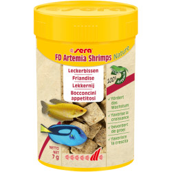 Sera fd artemia shrimps nature 100 ml de Sera - alimentation et produit pour aquarium dans Alimentation Poissons tropicaux