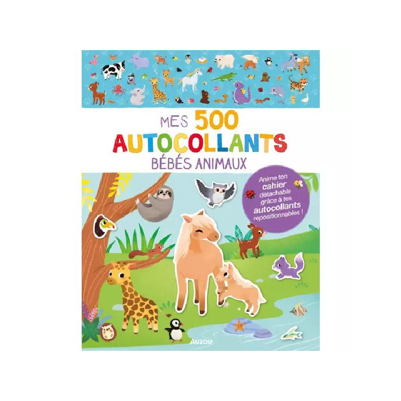Bébés animaux - mes 500 autocollants de Jardinerie Bordeaux Libourne Gironde dans 📕Livre pour enfants