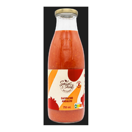 GASPACHO ANDALOU 750ML de Table des producteurs Libourne dans 🥫 Conserves