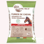 Fumier de cheval ensemence sac 8 kg enrichisol de SOBAC - Bacteriosol - engrais bio dans Amendement de fond