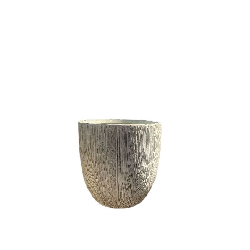 Pot rond epicea gris clair terrafibre 44.5 de Jardinerie Bordeaux Libourne Gironde dans autre pots