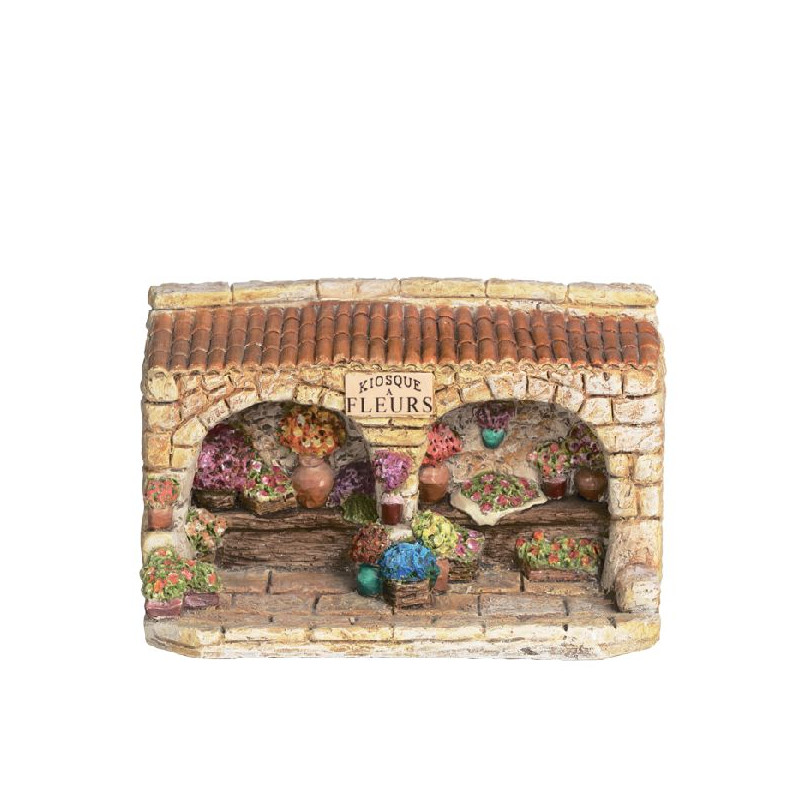 Fleuriste - decor de Santons de Provence Escoffier dans ⛲Santons de Provence
