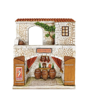 Taverne - facade - decor de Santons de Provence Escoffier dans ⛲Santons de Provence