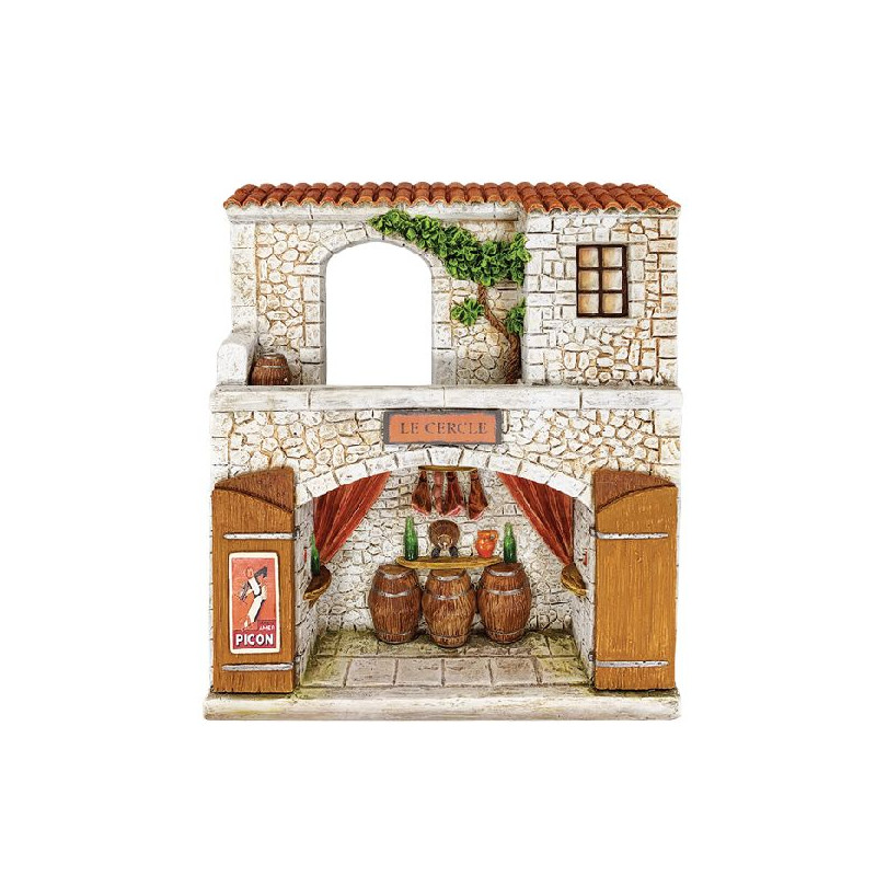 Taverne - facade - decor de Santons de Provence Escoffier dans ⛲Santons de Provence