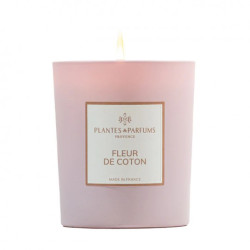 Bougie parfumee fleur de coton 180g de Plantes & Parfums dans Bougie parfumée