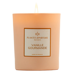 Bougie parfumee vanille gourmande 180g de Plantes & Parfums dans Bougie parfumée