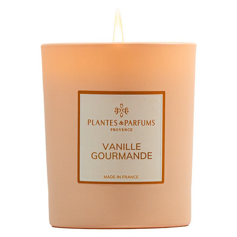 Bougie parfumee vanille gourmande 180g de Plantes & Parfums dans Bougie parfumée