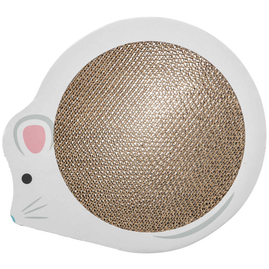 Plateau griffoir souris catnip 35x25x29cm blanc de Trixie - Produit pour animaux dans Griffoirs pour chats