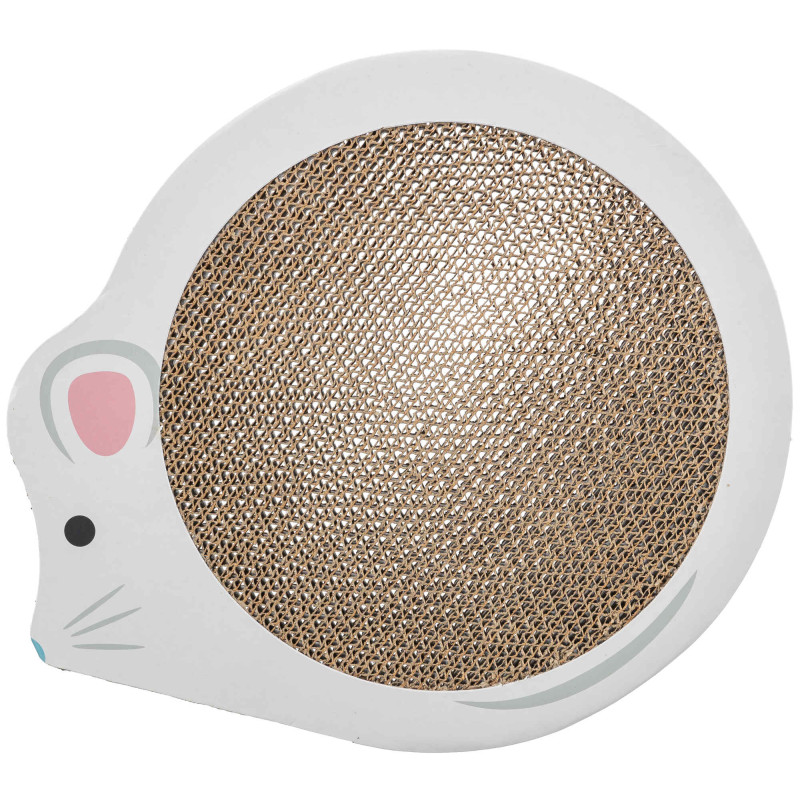 Plateau griffoir souris catnip 35x25x29cm blanc de Trixie - Produit pour animaux dans Griffoirs pour chats